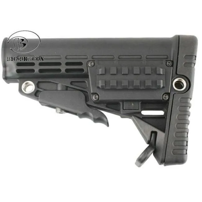 Big Dragon Universal Stock with Rail M4/M16 Black